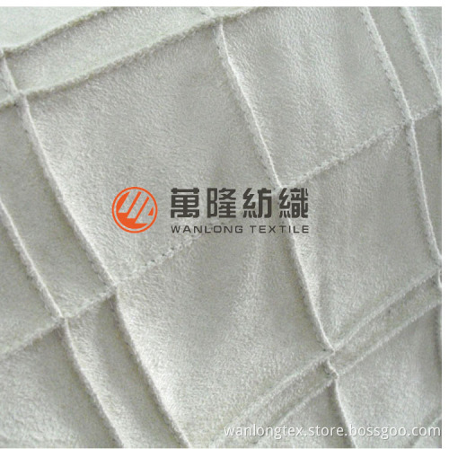 Quilting Lattice Suede Fabric for Garment and Hometextile